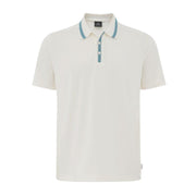 Paul Smith Regular Fit Tipped Collar White Polo Shirt