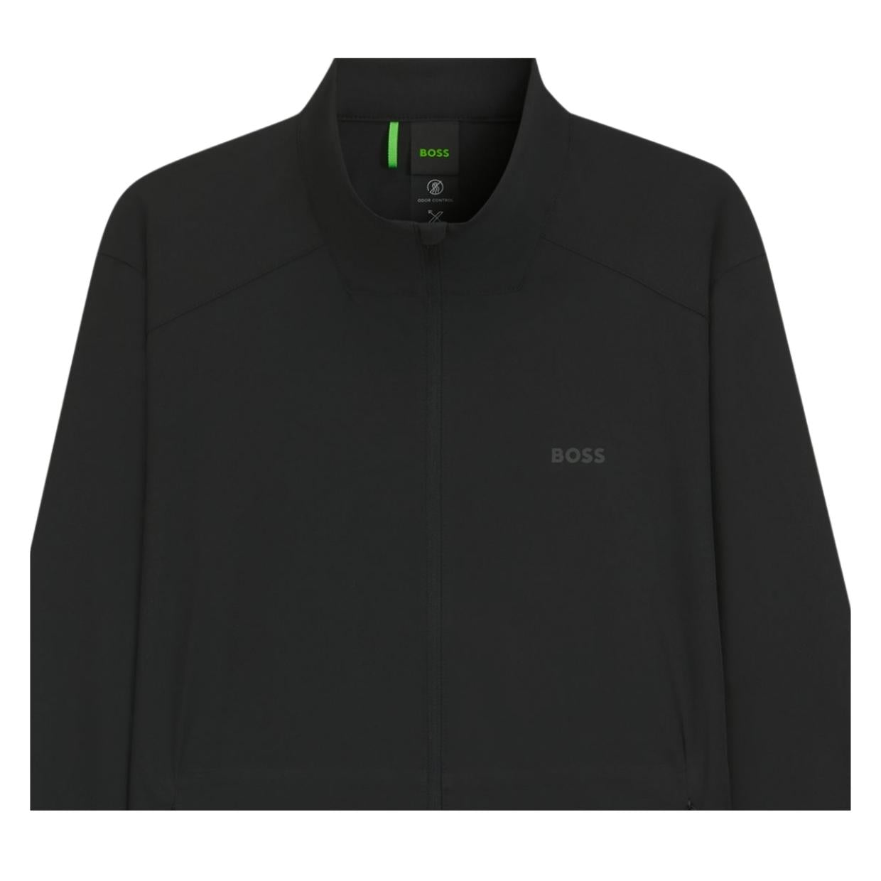 BOSS CruiseLite Lightweight Black Zip-Up Jacket