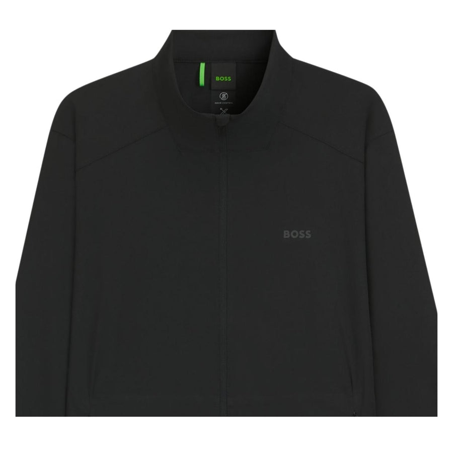 BOSS CruiseLite Lightweight Black Zip-Up Jacket