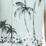 BOSS Regular Fit Maxi Patterned Print Light Green Shirt