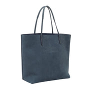 Vivienne Westwood Denim Blue Nubuck Leather Studio Shopper Bag
