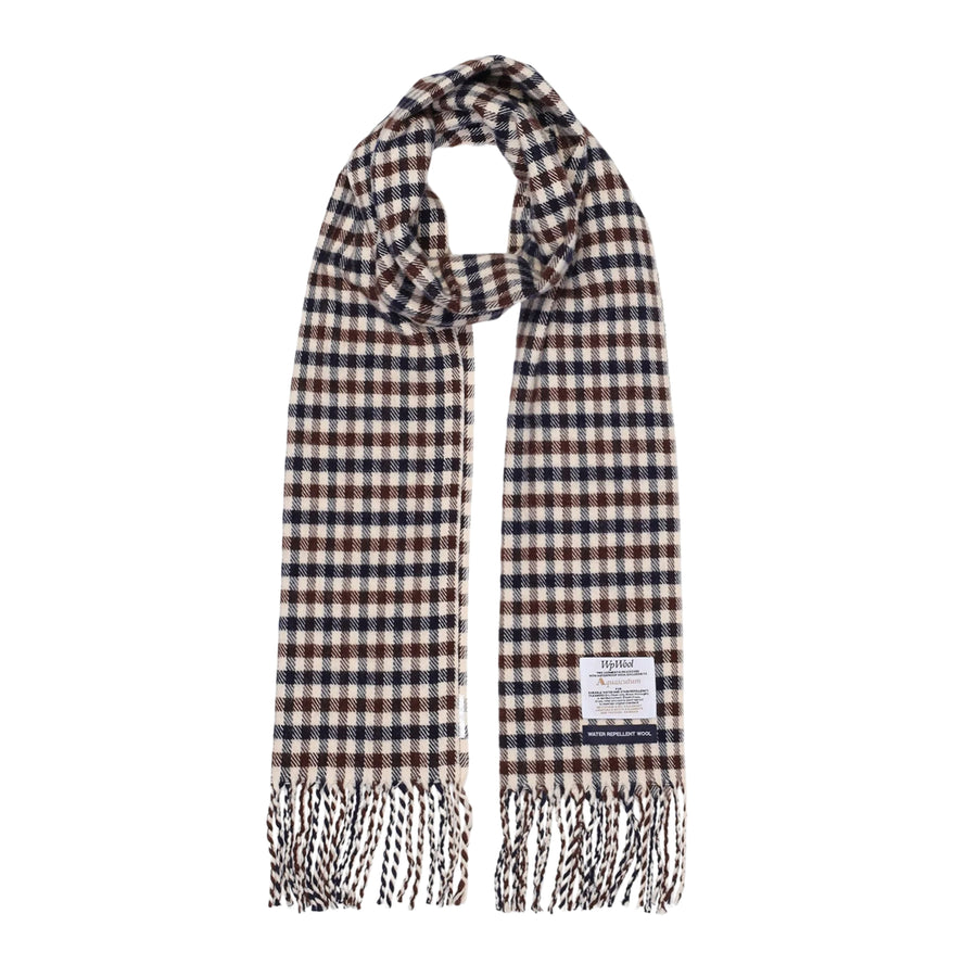 Aquascutum Active Water-Repellent Merino Wool Iconic Club Check Scarf
