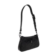 Vivienne Westwood Python Effect Embossed Black Tasha Shoulder Phone Bag