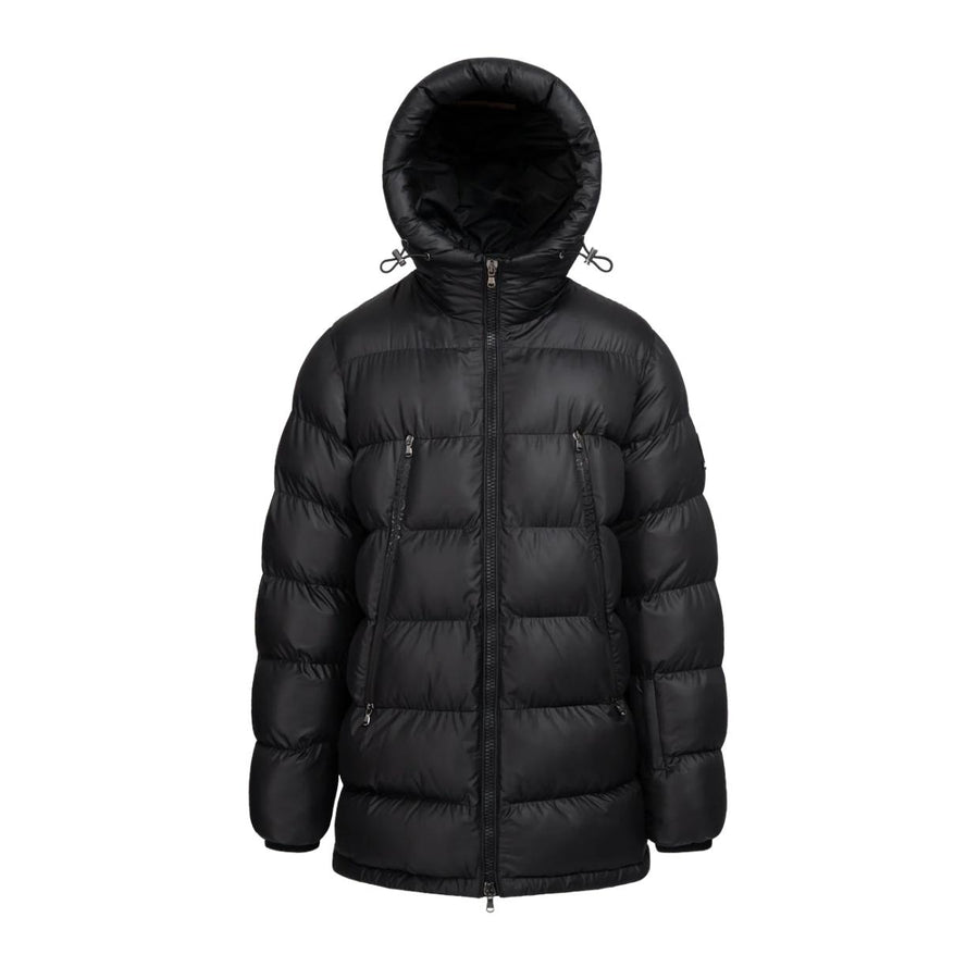 Sandbanks Ravine Mid Black Puffer Jacket