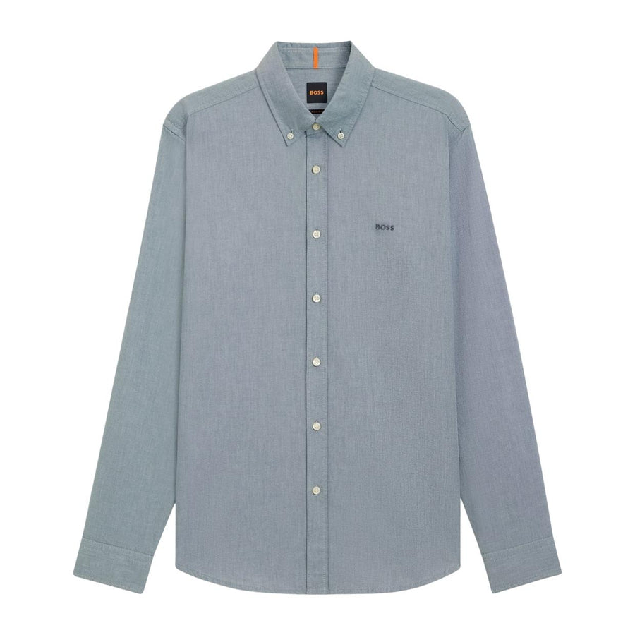 BOSS Regular Fit Rickert Light Green Shirt