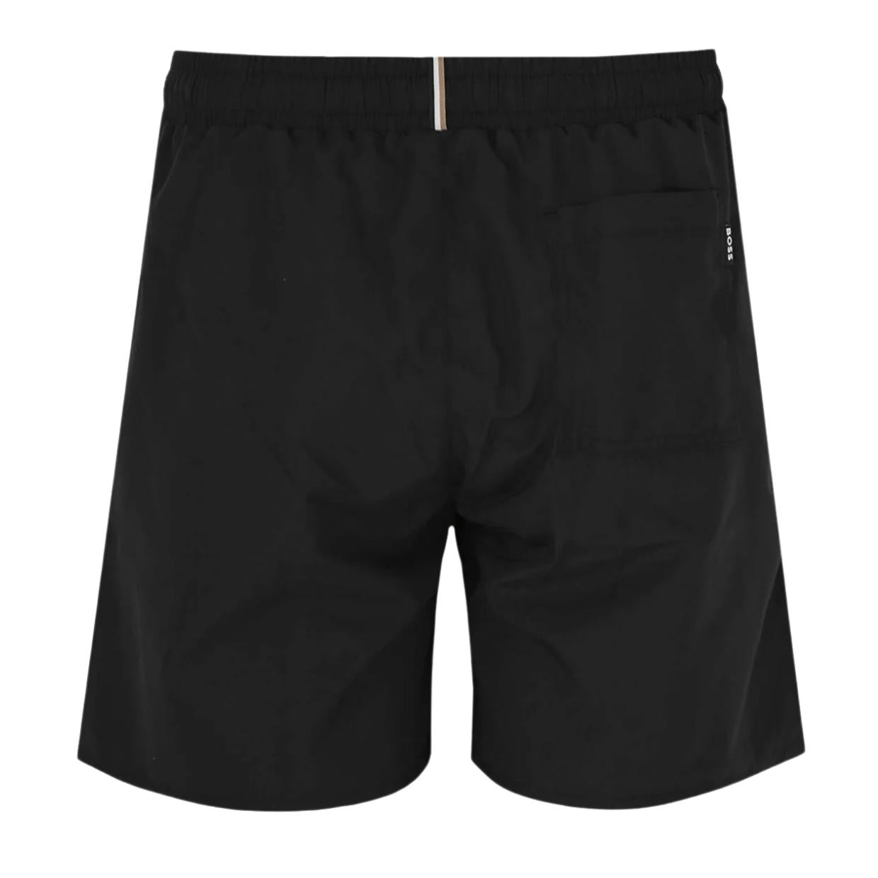 BOSS Swordfish Black Swim Shorts