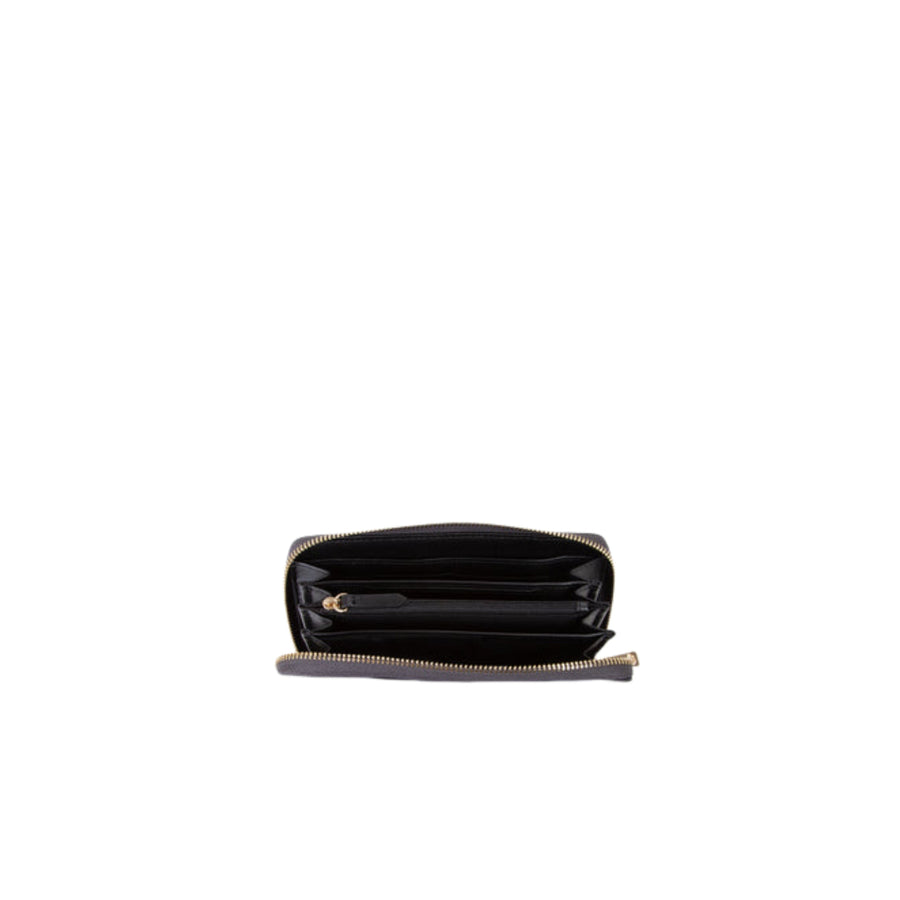 Valentino Bags Regina Re Black Zip Around Wallet