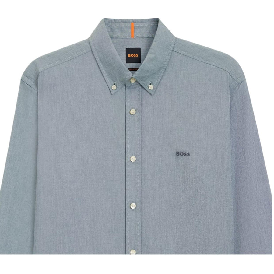 BOSS Regular Fit Rickert Light Green Shirt