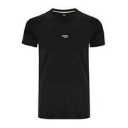 BOSS Slim Fit Printed Logo Black T-Shirt