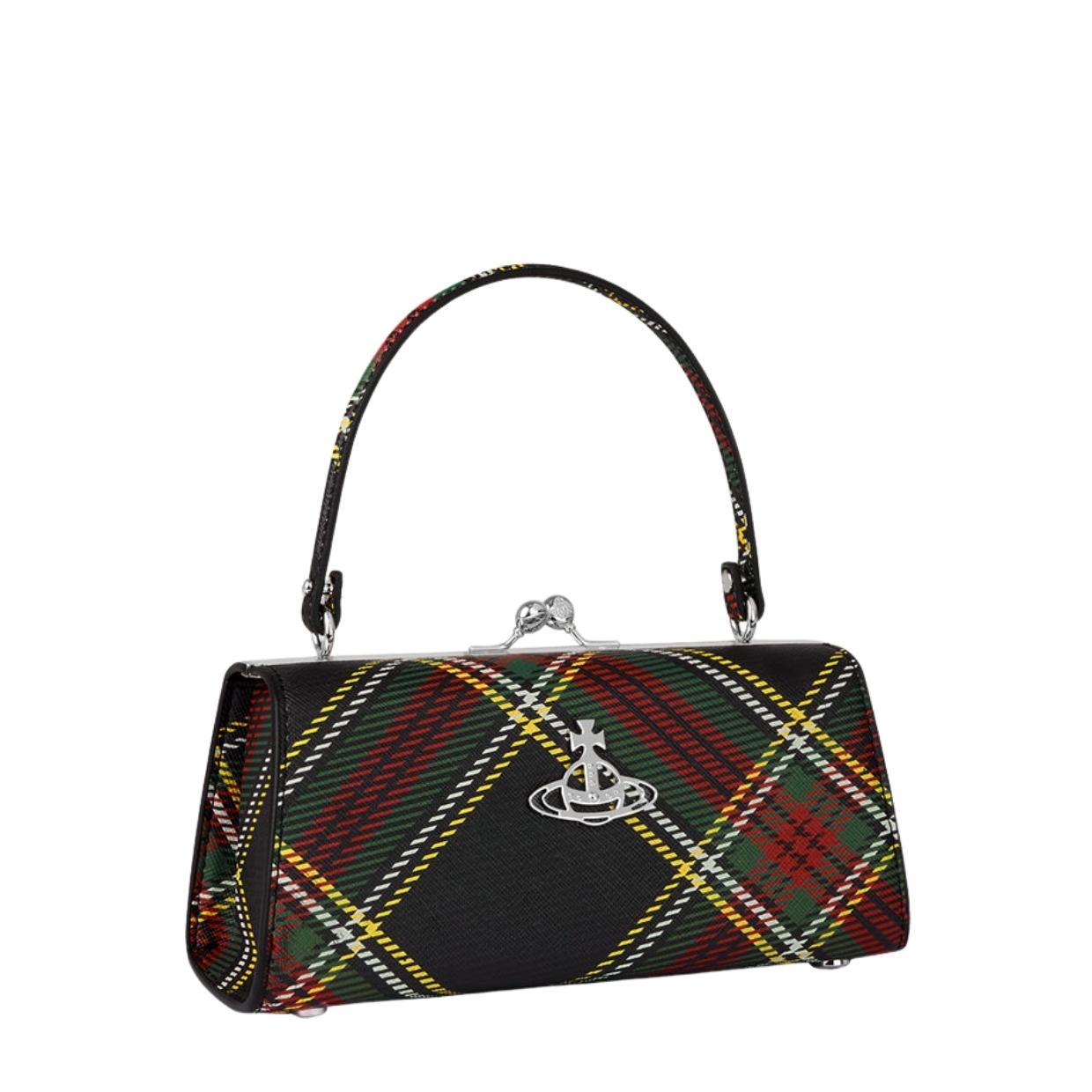 Vivienne Westwood Chelsea Tartan Doll XL Frame Purse