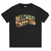 Billionaire Boys Club Kids Jumble Camo Arch Logo Black T-Shirt