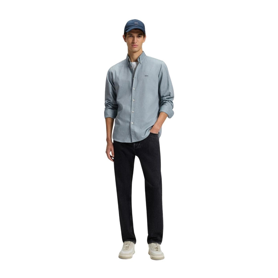 BOSS Regular Fit Rickert Light Green Shirt