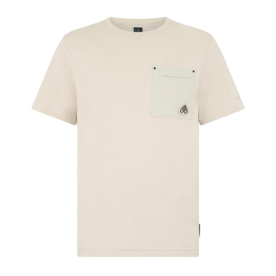Moose Knuckles Dalon Pima Cotton Jersey Alabaster T-Shirt