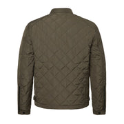 Replay Lightweight Quilted Dark Olive Jacket