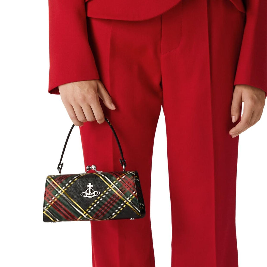 Vivienne Westwood Chelsea Tartan Doll XL Frame Purse