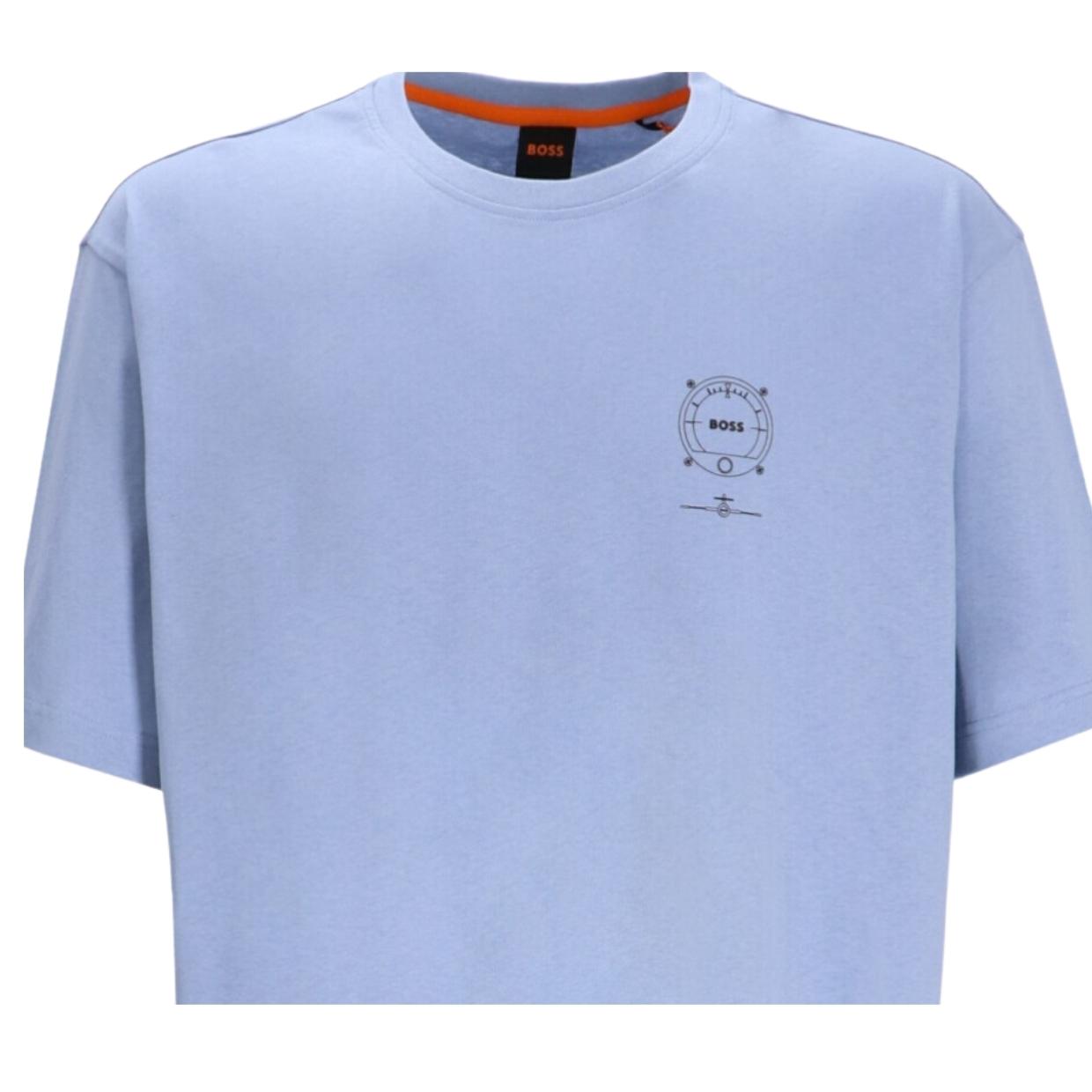 BOSS Te Voyage Sky Blue T-Shirt