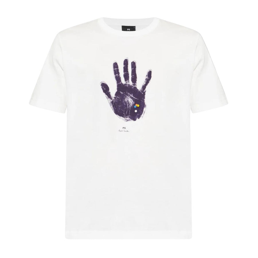 Paul Smith Hand Graphic White T-Shirt