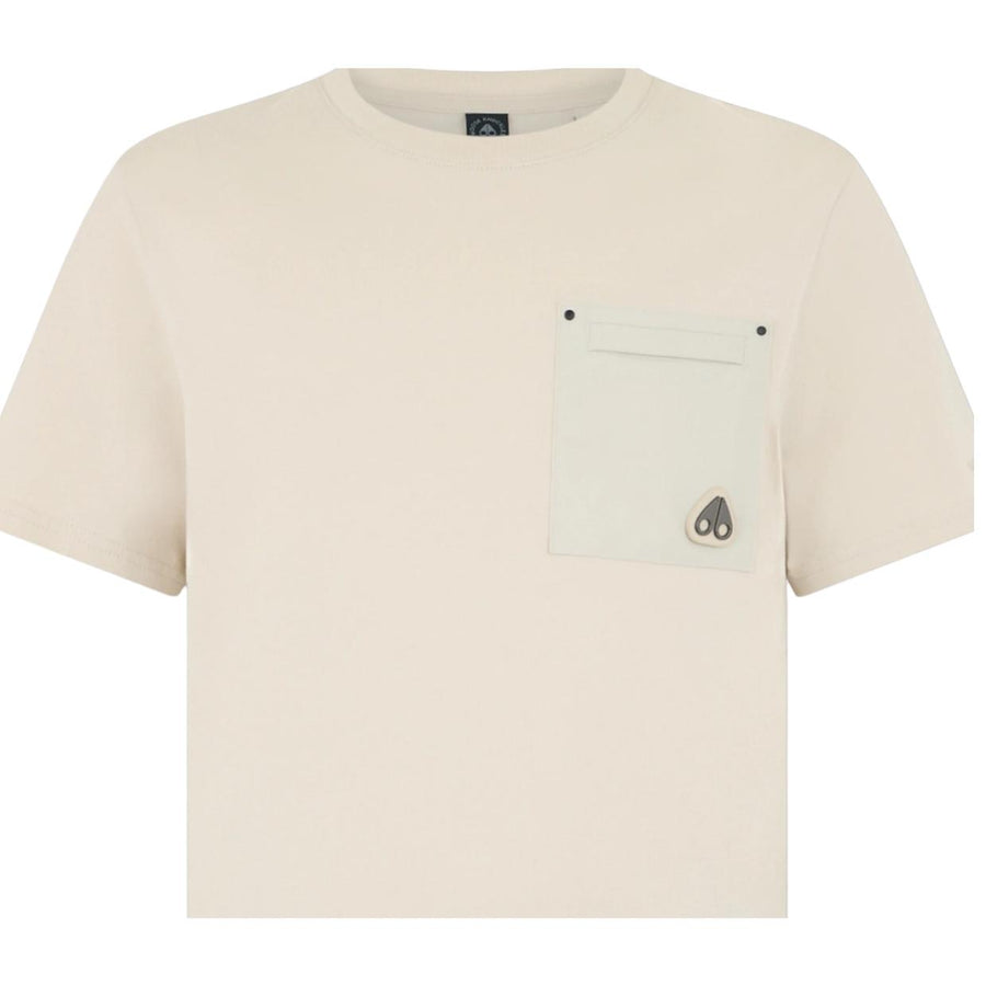 Moose Knuckles Dalon Pima Cotton Jersey Alabaster T-Shirt