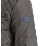 Replay Lightweight Quilted Dark Olive Jacket