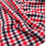 Aquascutum Active Water-Repellent Merino Wool Iconic Club Check Red Scarf