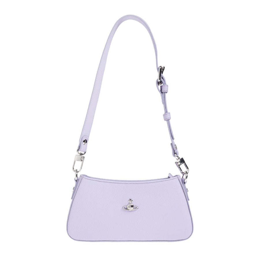 Vivienne Westwood Lilac Pu Grain Tasha Shoulder Phone Bag