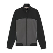 BOSS Contrast Pipping Black Tracksuit Jacket
