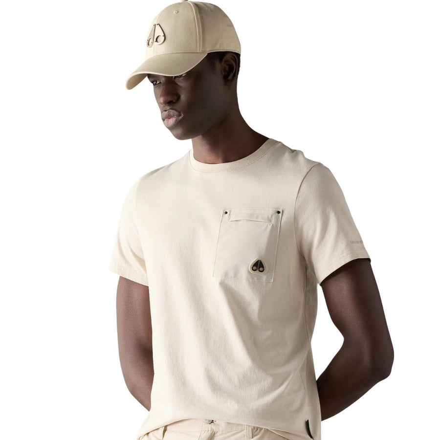 Moose Knuckles Dalon Pima Cotton Jersey Alabaster T-Shirt