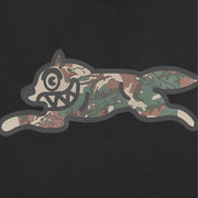 ICECREAM Woodland Camo Running Dog Black Hoodie