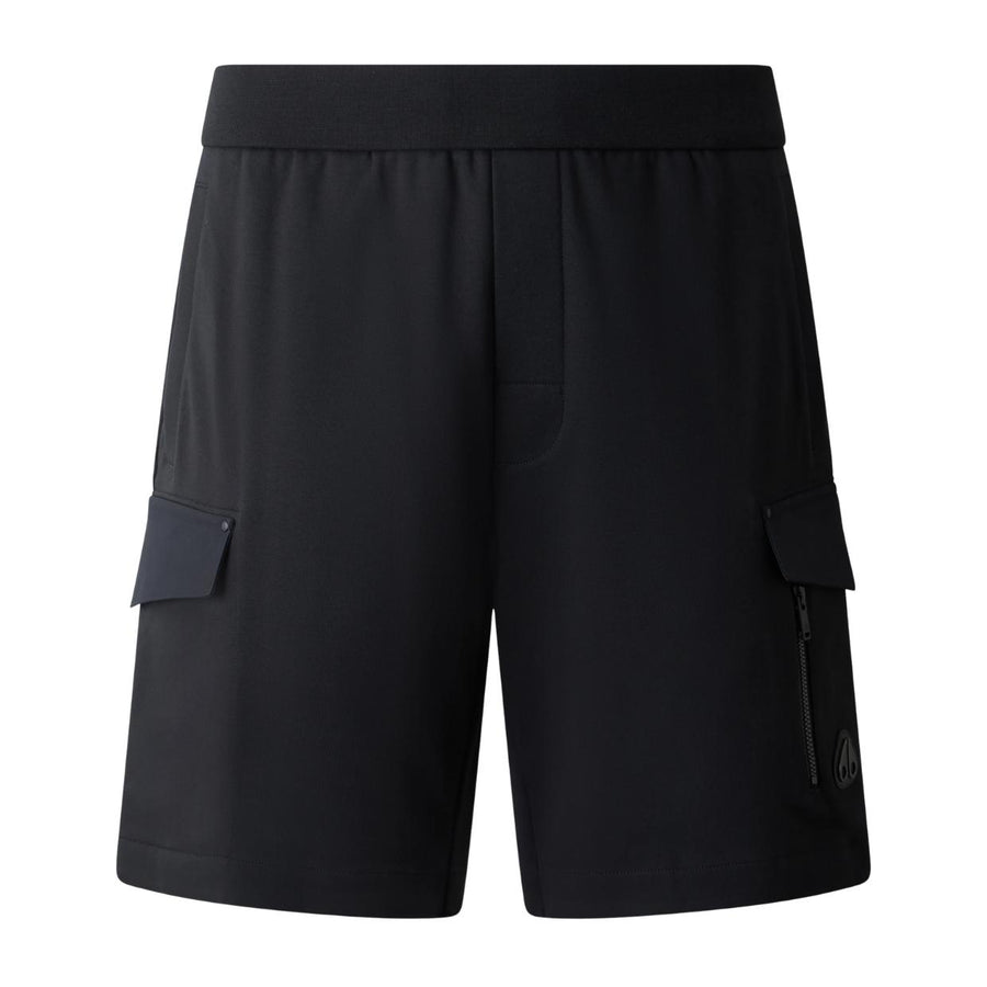 Moose Knuckles Dalon Black Cargo Shorts