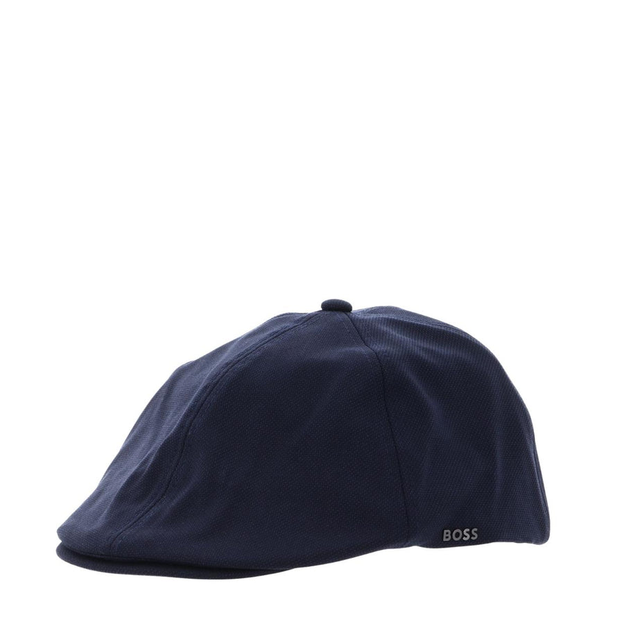 BOSS Trystan Tech-Wool Navy Flat Cap