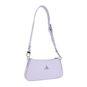 Vivienne Westwood Lilac Pu Grain Tasha Shoulder Phone Bag
