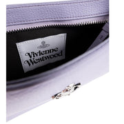 Vivienne Westwood Lilac Pu Grain Tasha Shoulder Phone Bag