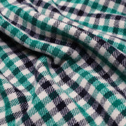 Aquascutum Active Water-Repellent Merino Wool Iconic Club Check Green Scarf