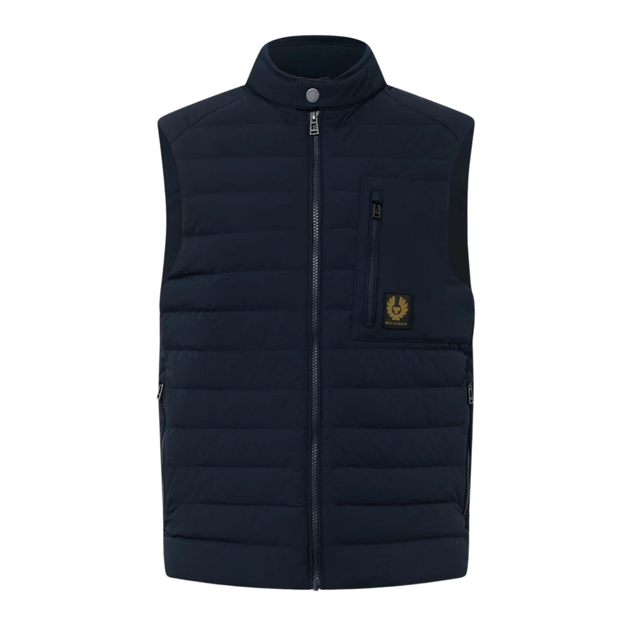 Belstaff Lightweight Stretch Down Dark Navy Chassis Gilet