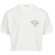 Replay Cotton Jersey Cream T-Shirt