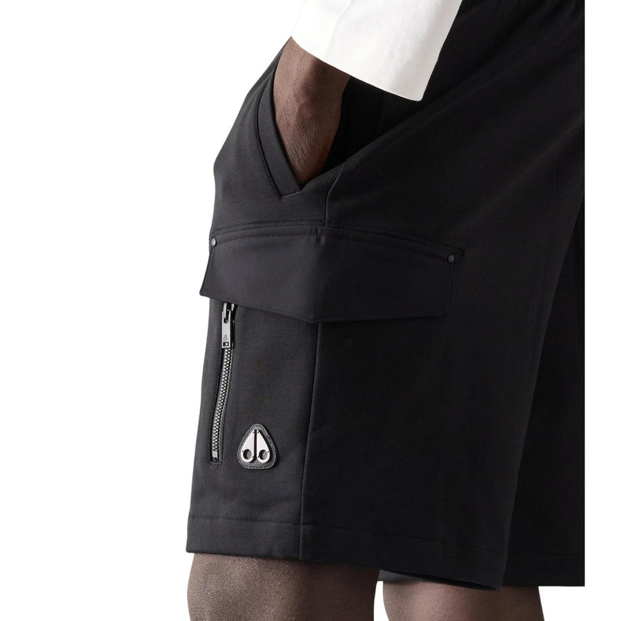 Moose Knuckles Dalon Black Cargo Shorts