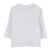 BOSS Baby Cotton Jersey Long Sleeve White T-Shirt