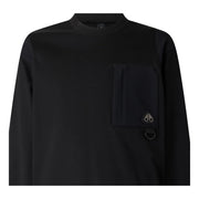 Moose Knuckles Dalon Black Crewneck Sweatshirt