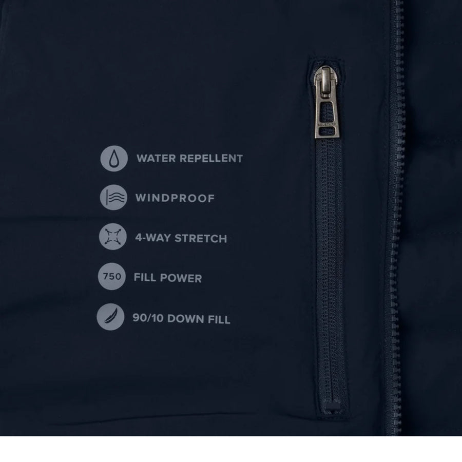Belstaff Lightweight Stretch Down Dark Navy Chassis Gilet