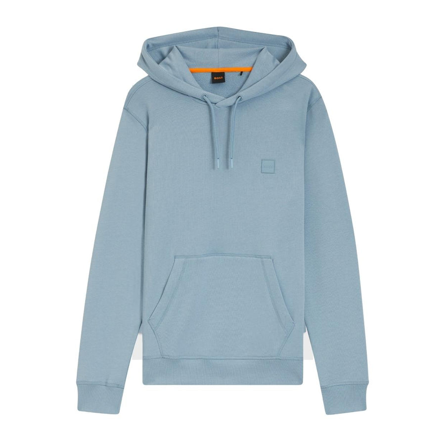BOSS Wetalk Cotton Terry Light Blue Hoodie