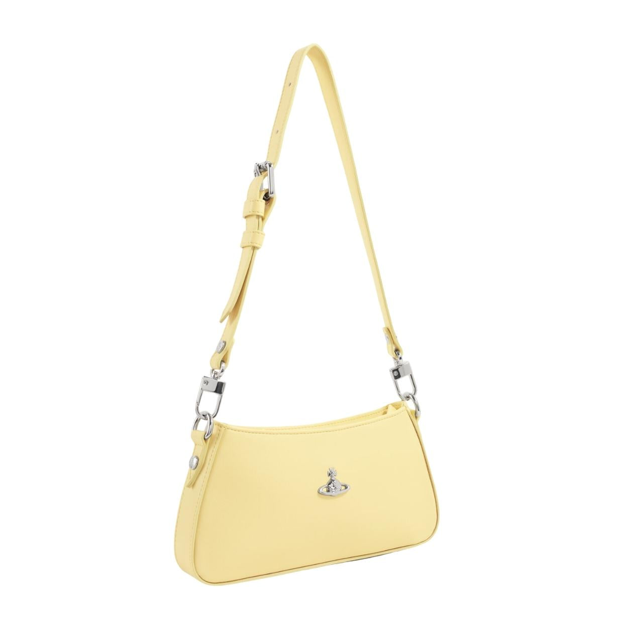 Vivienne Westwood Pastel Yellow Tasha Shoulder Phone Bag