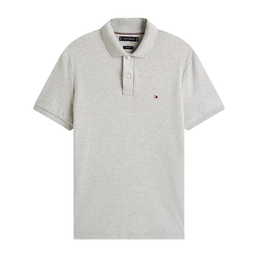 Tommy Hilfiger Liquid Cotton Light Grey Heather Polo Shirt