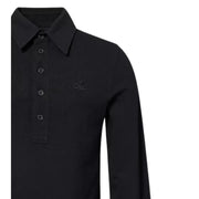 Vivienne Westwood Archive Rugby Black Long Sleeve Polo Shirt