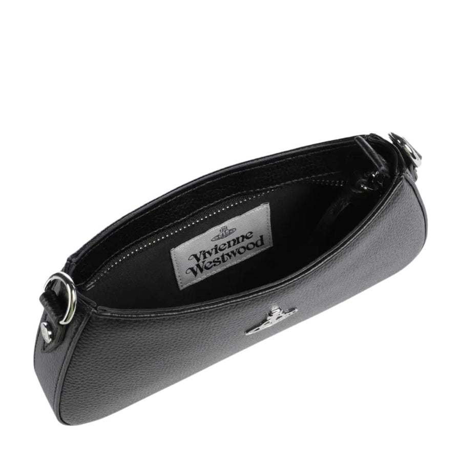 Vivienne Westwood Tasha Black Shoulder Bag