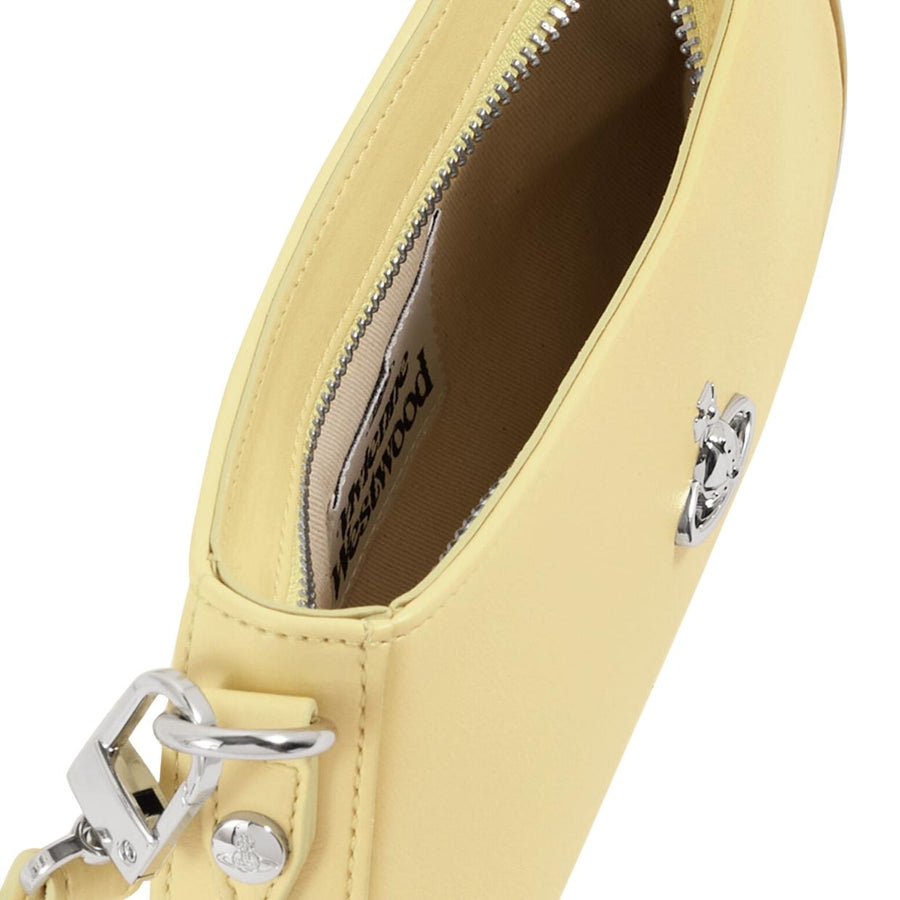 Vivienne Westwood Pastel Yellow Tasha Shoulder Phone Bag