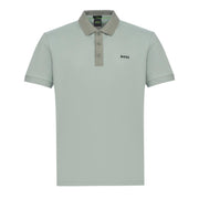 BOSS Paule Rib Light Green Polo Shirt