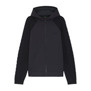 BOSS Jacquard Texture Dark Navy Mirror Zip-Up Hoodie