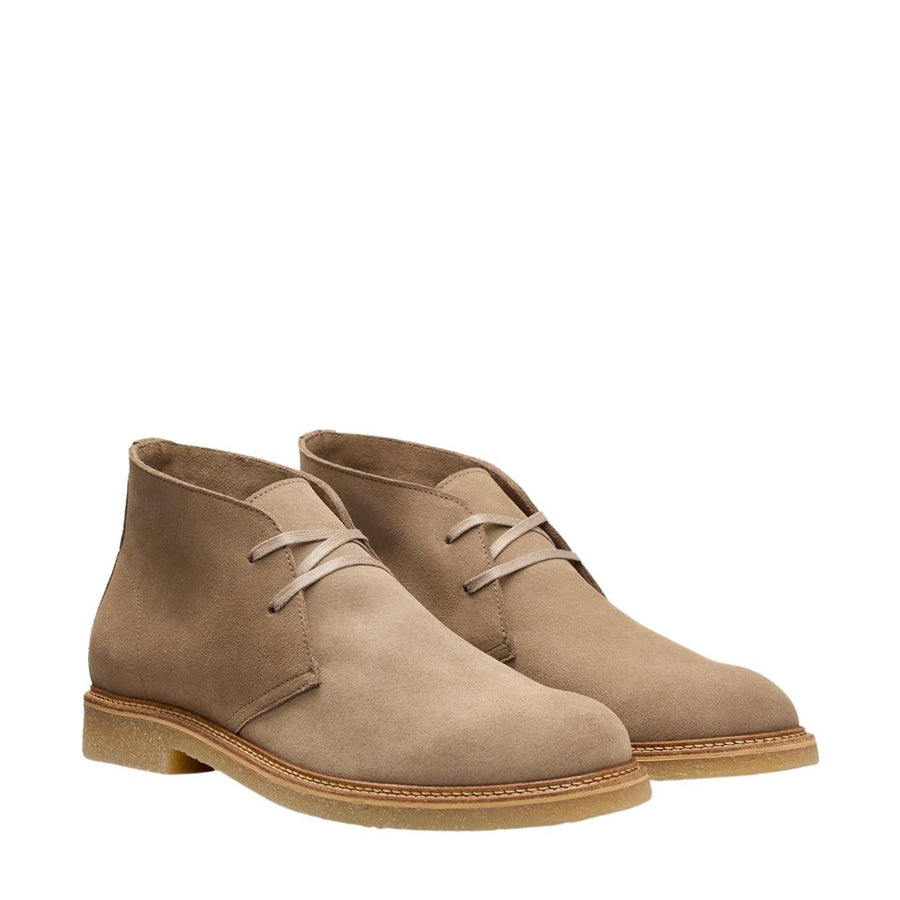 BOSS Kope Medium Beige Suede Desert Boots
