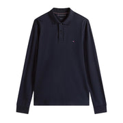 Tommy Hilfiger Regular Fit Long Sleeve Desert Navy Polo Shirt