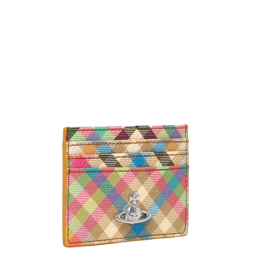 Vivienne Westwood Heather Plaid Flat Card Holder